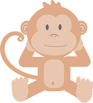 Cartoon Monkey Graphic