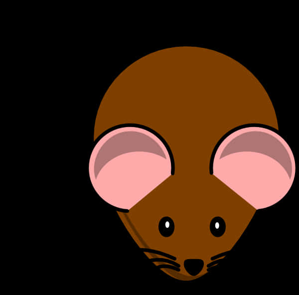 Cartoon Mouse Head Vector