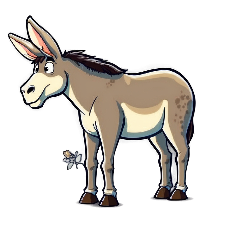 Cartoon Mule Character Png 06292024