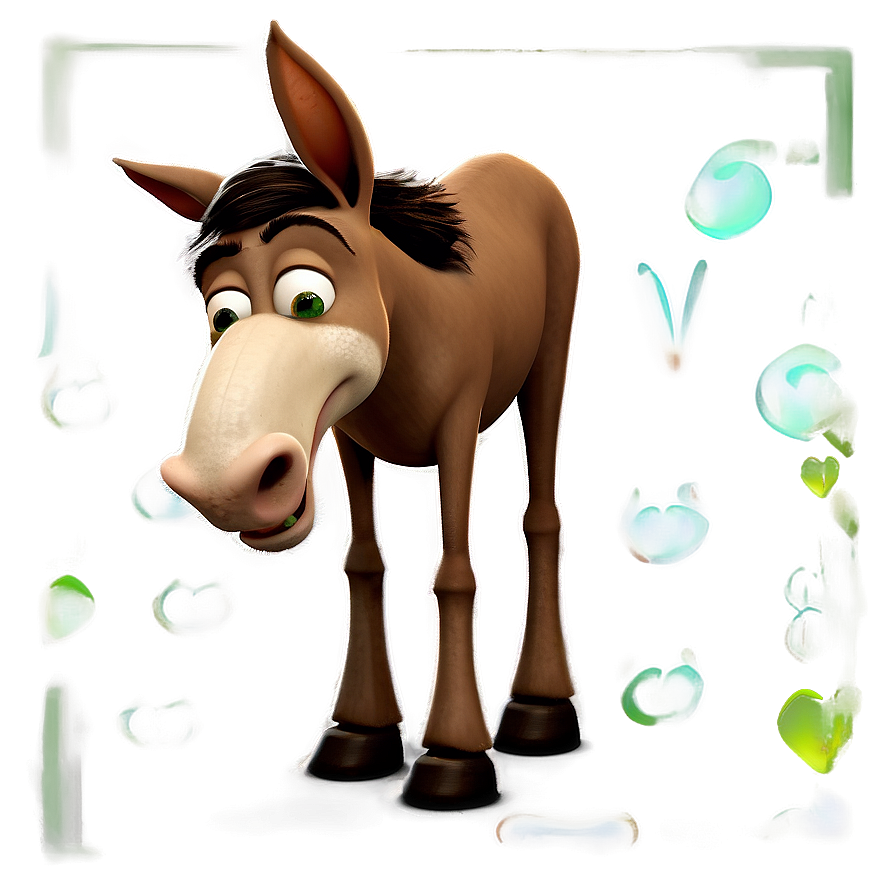 Cartoon Mule Character Png 06292024