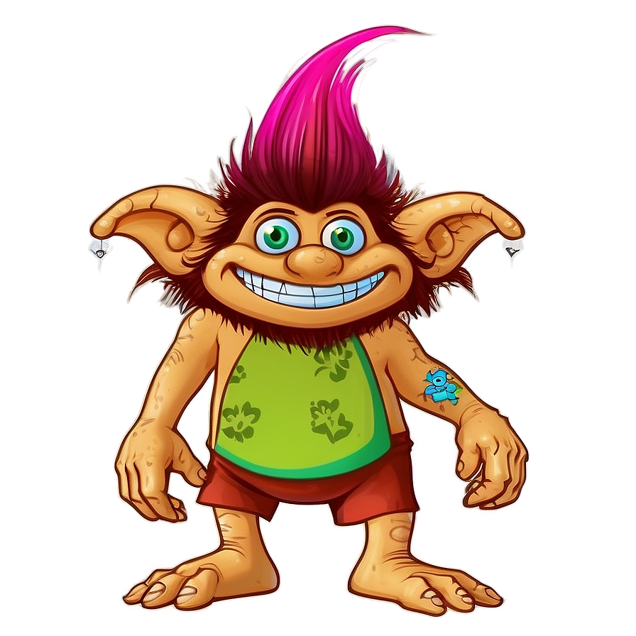 Cartoon Network Inspired Troll Png 05232024