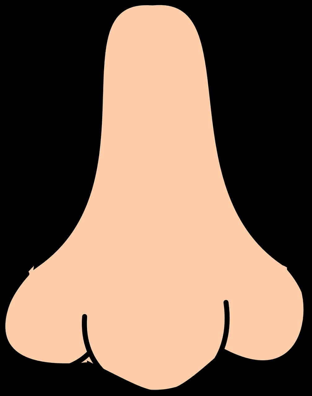 Cartoon Nose Graphic