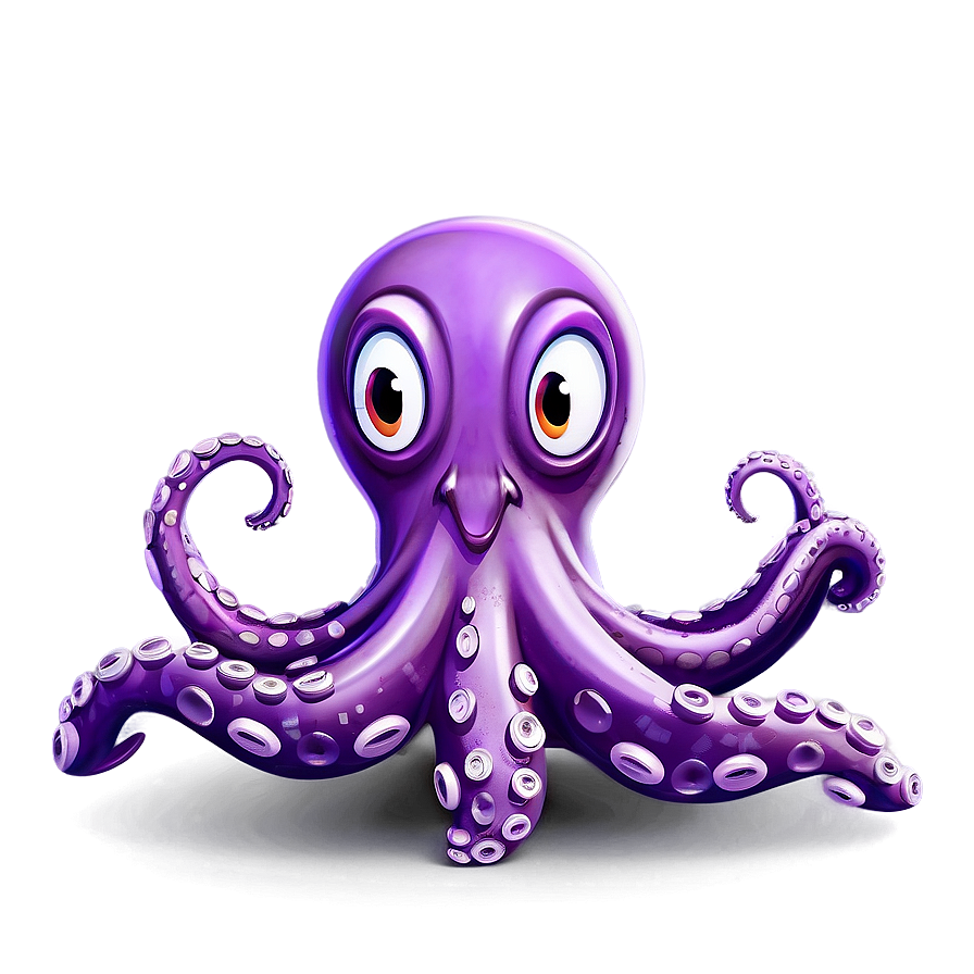 Cartoon Octopus Character Png 88