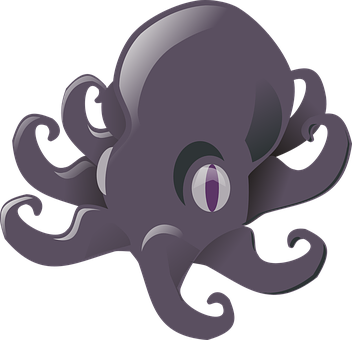 Cartoon Octopus Graphic