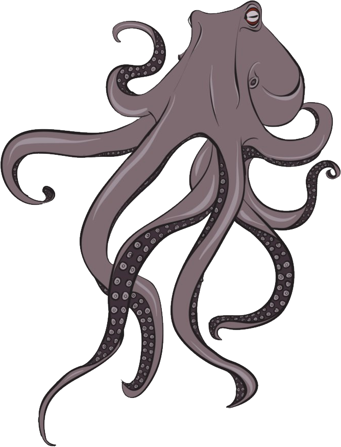 Cartoon Octopus Illustration