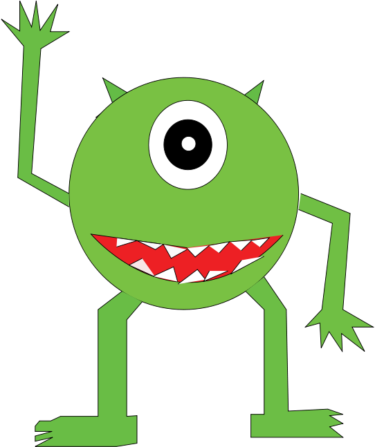 Cartoon One Eyed Monster