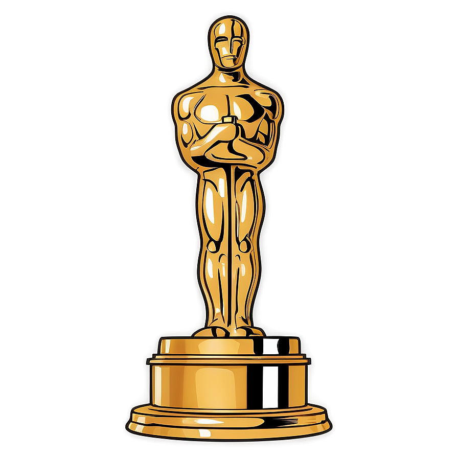 Cartoon Oscar Award Png 06202024