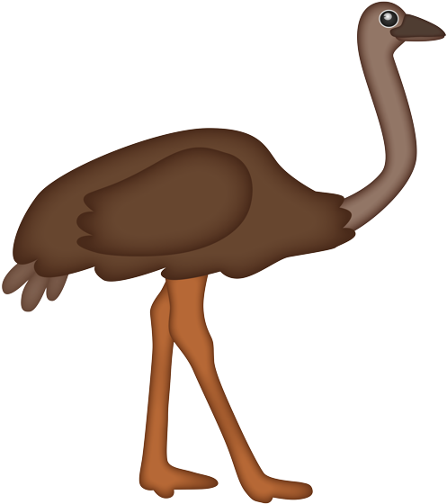 Cartoon_ Ostrich_ Side_ View.png