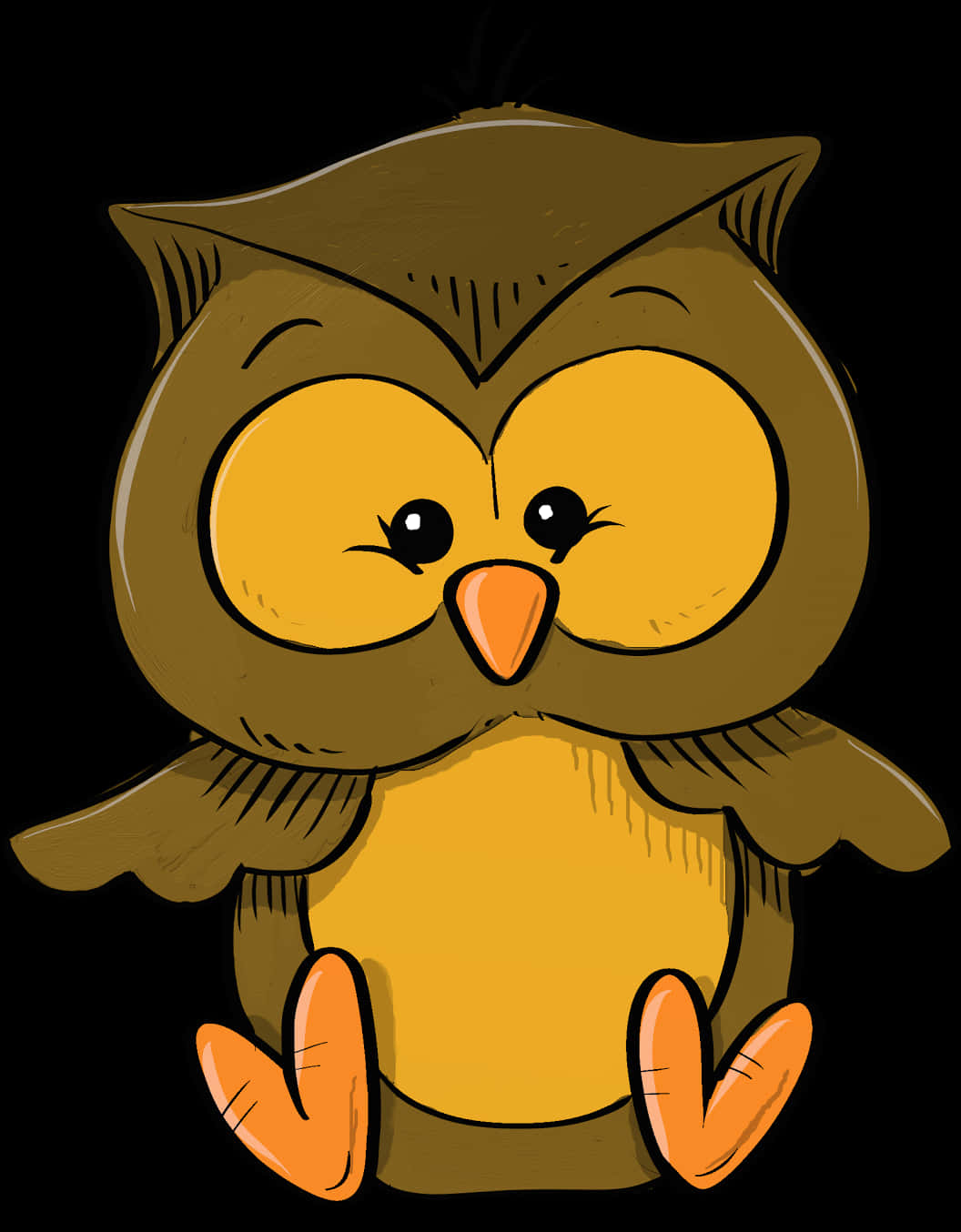 Cartoon Owl Illustration