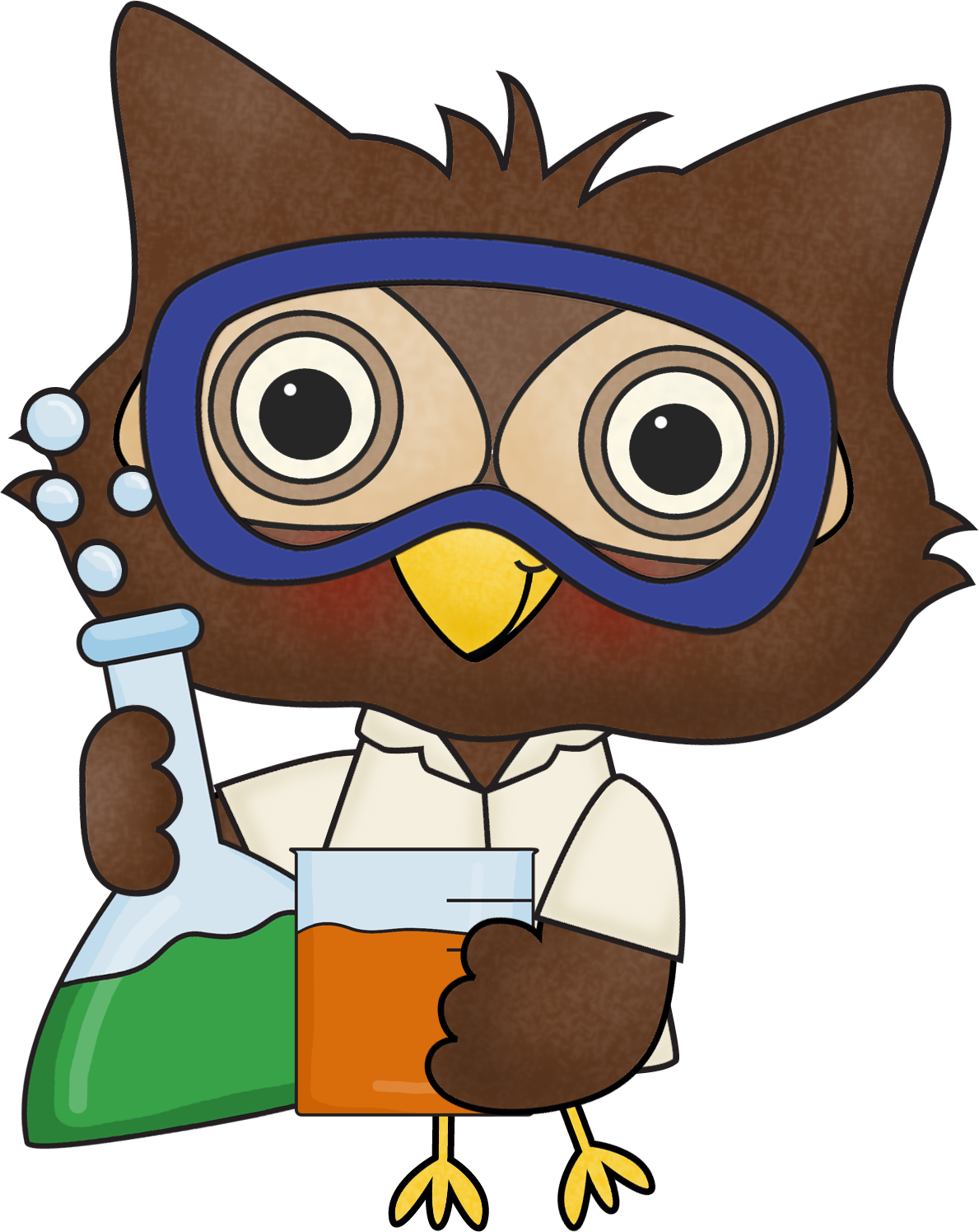 Cartoon Owl Scientist.png