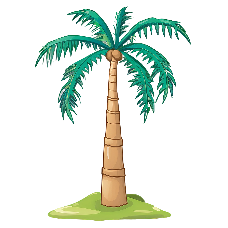 Cartoon Palm Tree Clipart Png Spt6