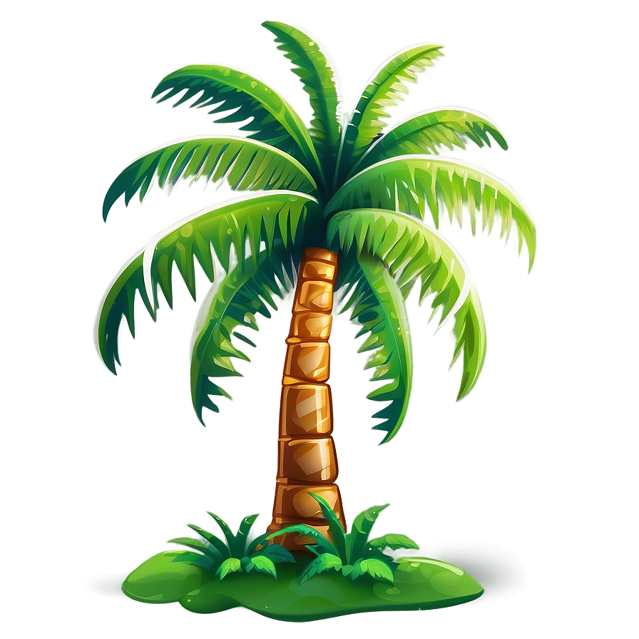 Cartoon Palm Tree For Kids Png 06212024