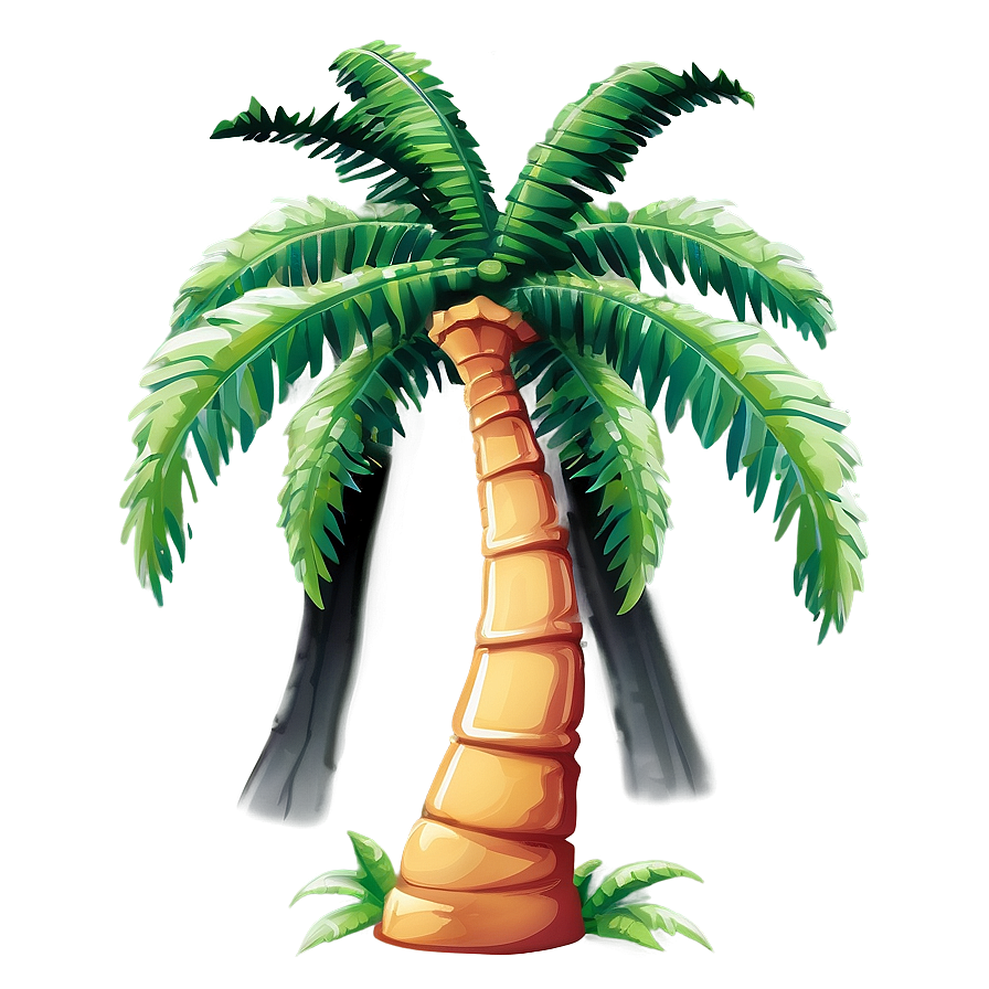 Cartoon Palm Tree Png 04292024