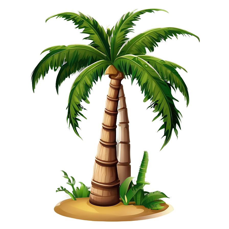 Cartoon Palm Tree Png Bpq87