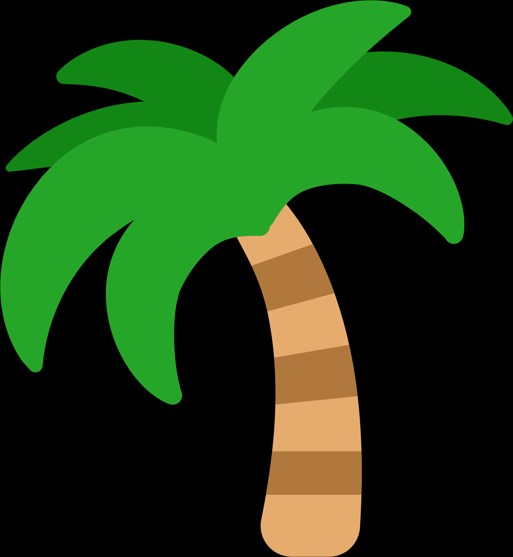 Cartoon_ Palm_ Tree_ Vector