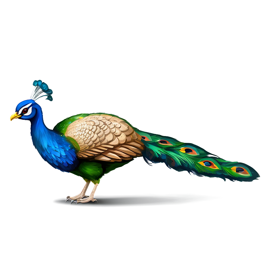 Cartoon Peacock Bird Png Xwp