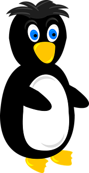 Cartoon Penguin Character