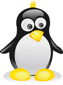 Cartoon Penguin Graphic