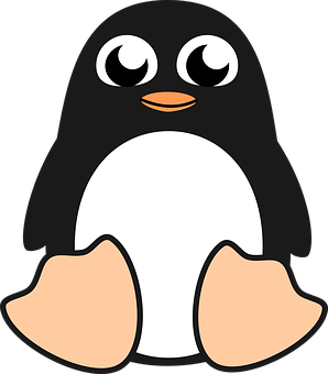 Cartoon Penguin Graphic