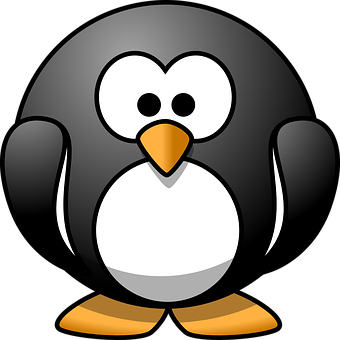 Cartoon Penguin Graphic