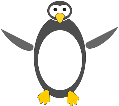 Cartoon Penguin Graphic