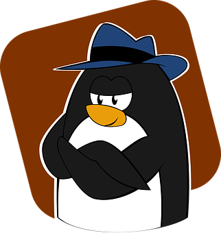 Cartoon Penguinwith Hat