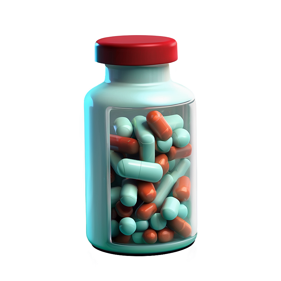 Cartoon Pill Bottle Png 49