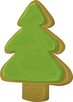 Cartoon Pine Tree Graphic