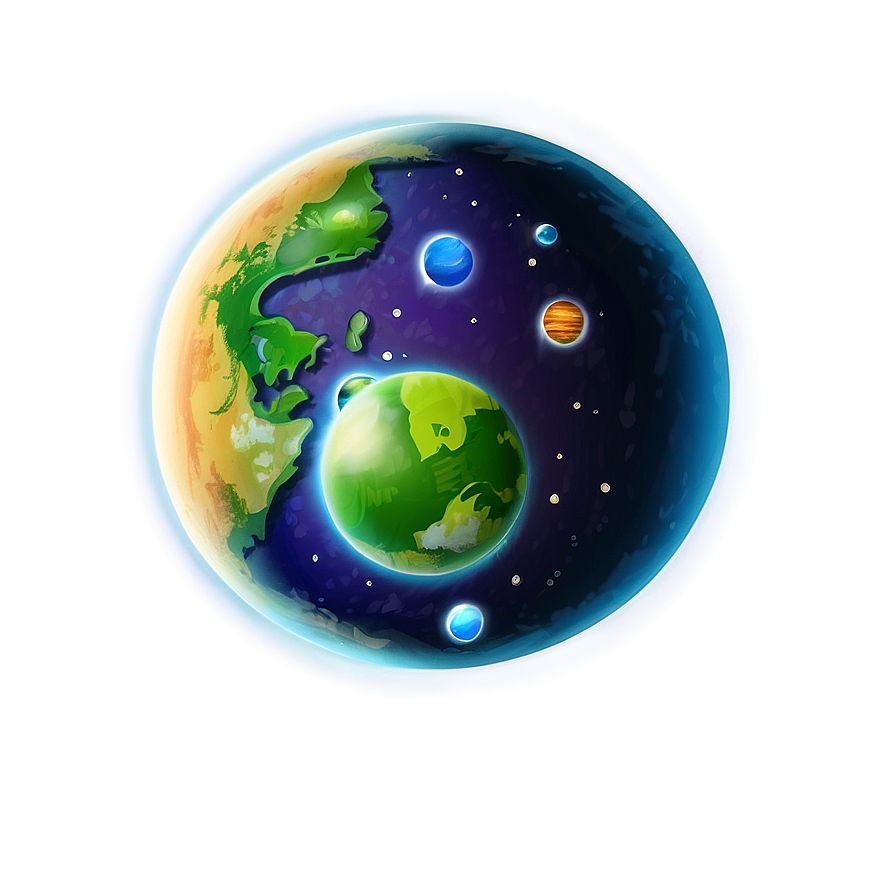 Cartoon Planets Png Nra