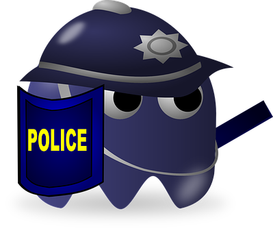 Cartoon Police Character