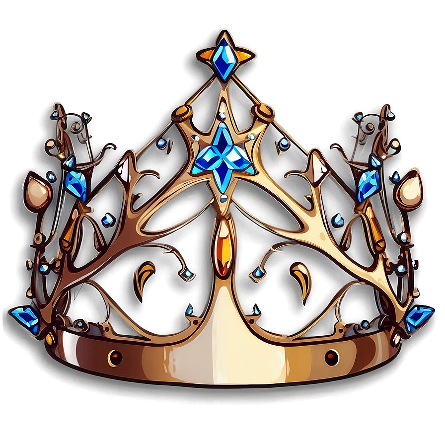 Cartoon Princess Crown Image Png 05252024