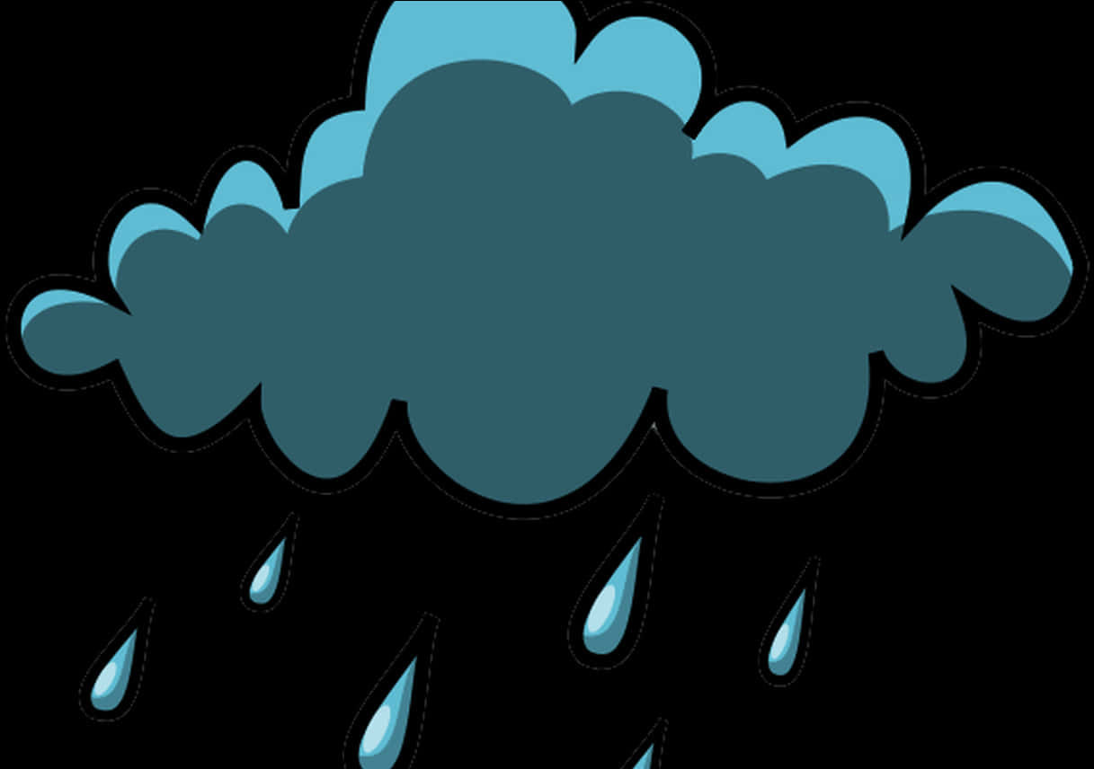 Cartoon Rain Cloud