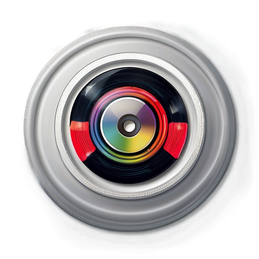 Cartoon Record Button Png 81