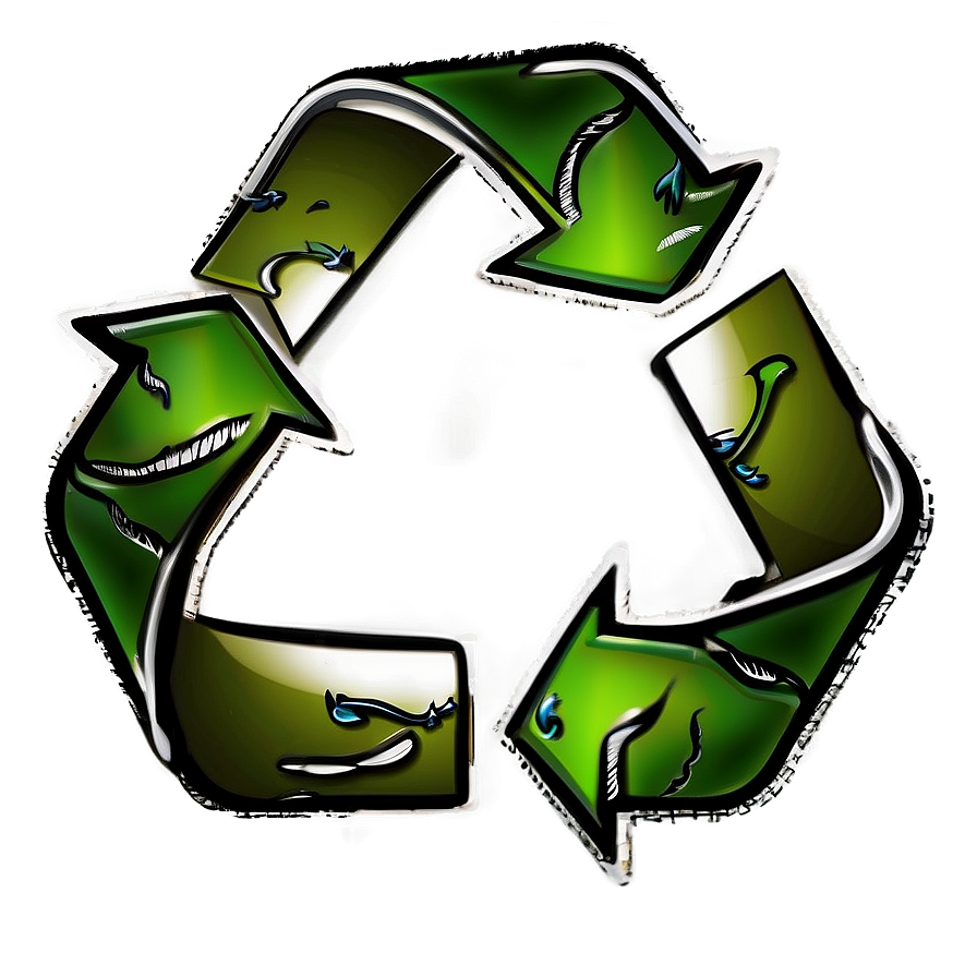 Cartoon Recycle Logo Png 06212024