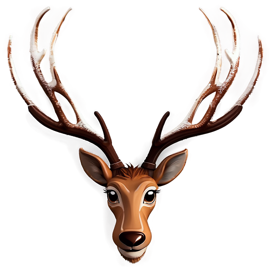 Cartoon Reindeer Png Jdv