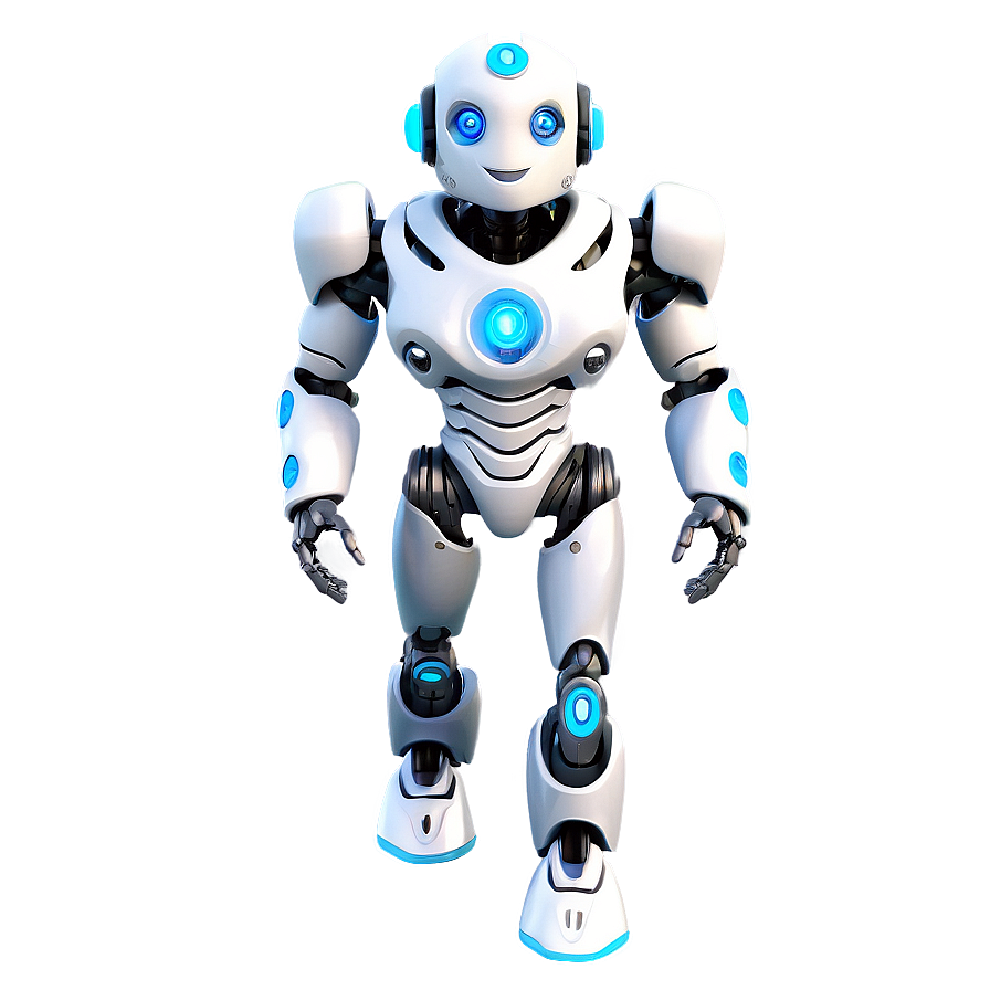 Cartoon Robot Character Png Asw