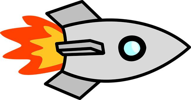 Cartoon Rocket Clipart