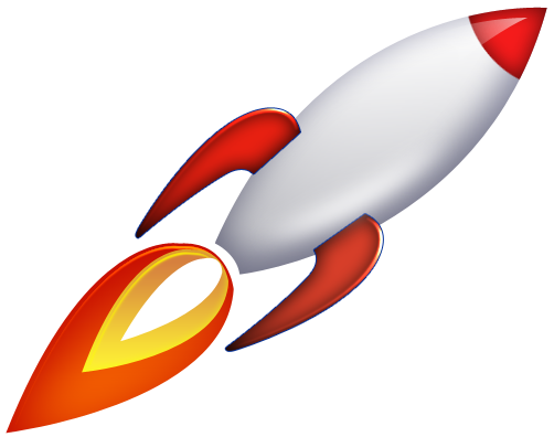 Cartoon Rocket Illustration