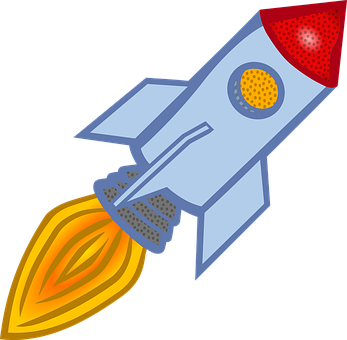 Cartoon Rocket Illustration