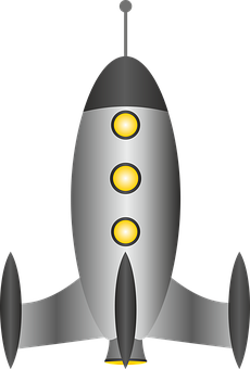 Cartoon Rocket Illustration