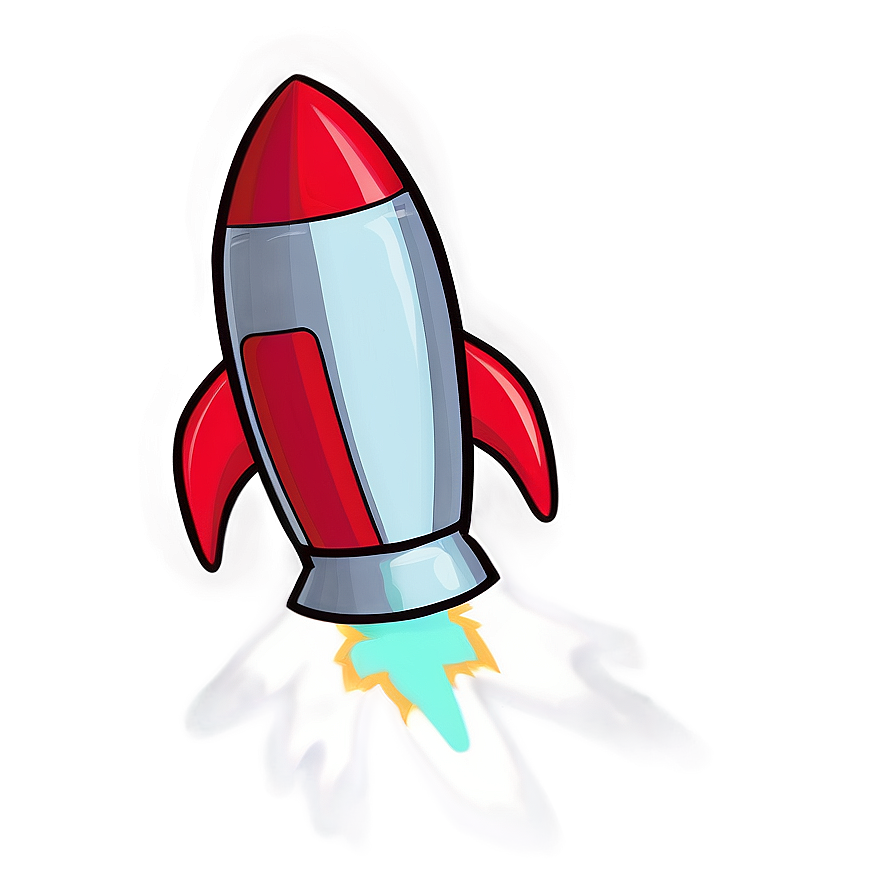 Cartoon Rocket Png 06252024