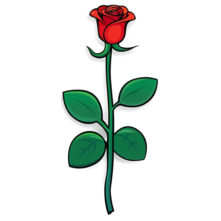 Cartoon Rose Clipart Png Ygh