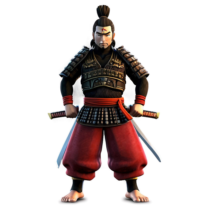 Cartoon Samurai Png 05212024