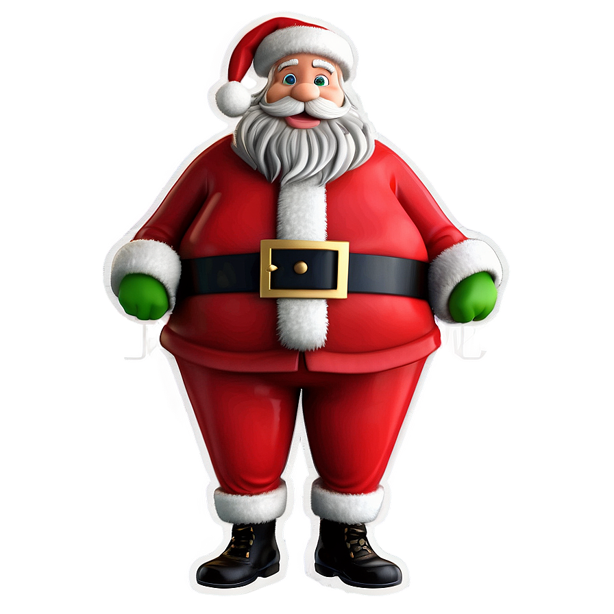 Cartoon Santa Outfit Png Lxe24