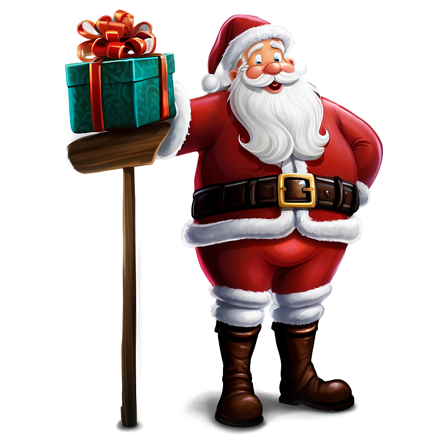 Cartoon Santa Png 05042024