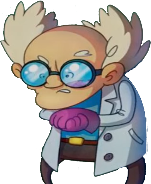 Cartoon Scientist Character