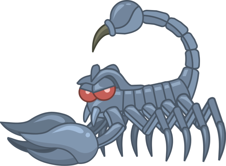 Cartoon Scorpion Character