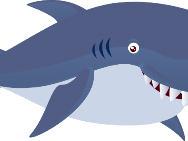 Cartoon Shark Smiling