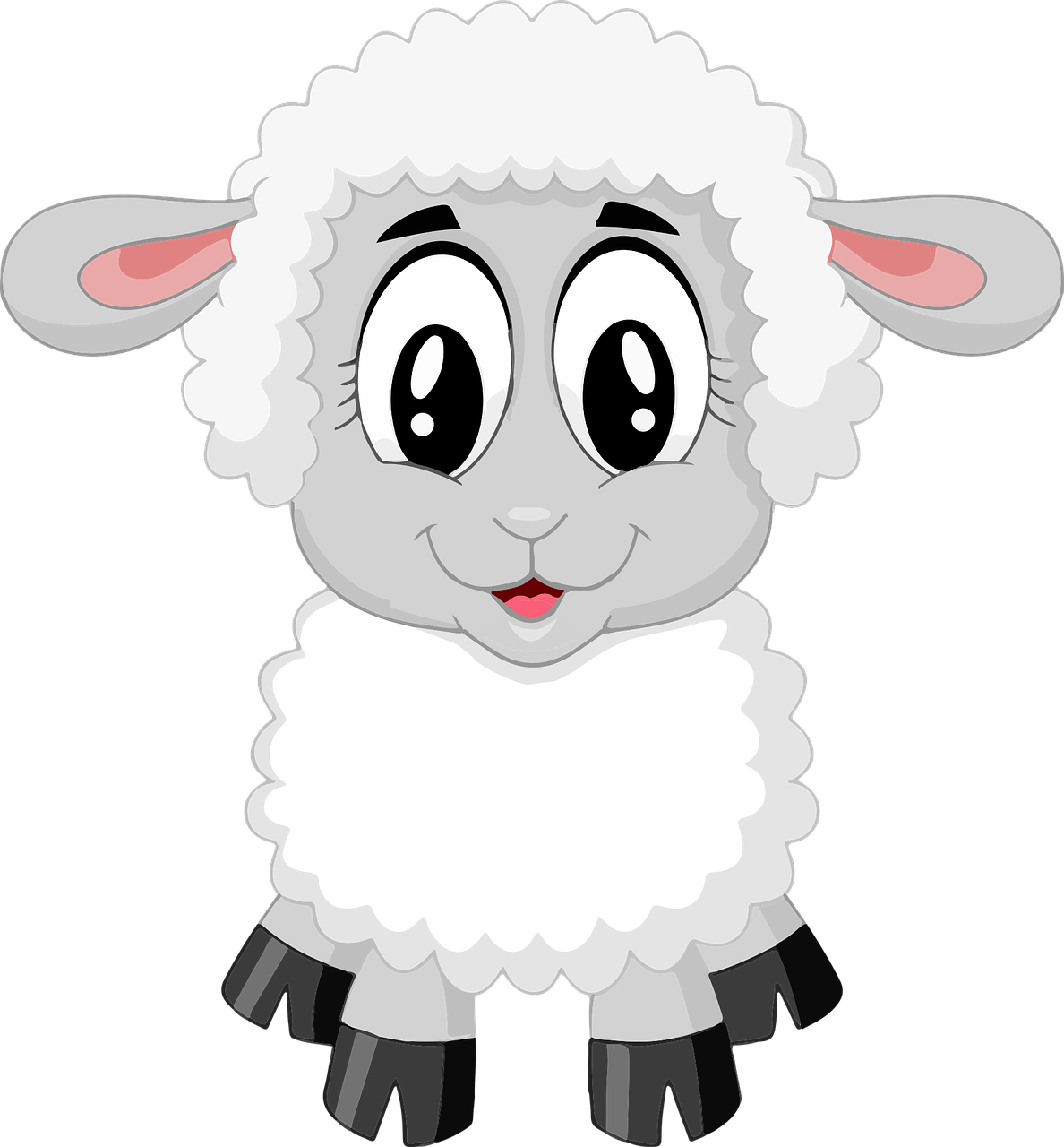 Cartoon Sheep Character