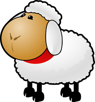 Cartoon Sheep Graphic